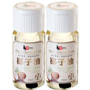 【炭道】健康冷壓椰子油2入組(550ml/入)