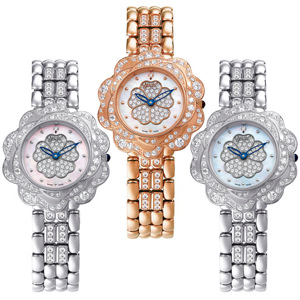 愛其華絕美舞曲山茶花真鑽腕錶