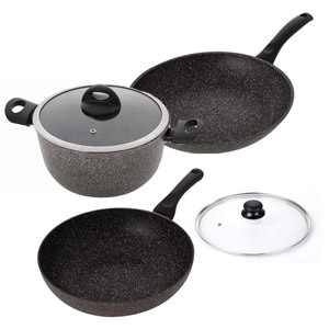 義大利Flonal硬石不沾鍋五件組
