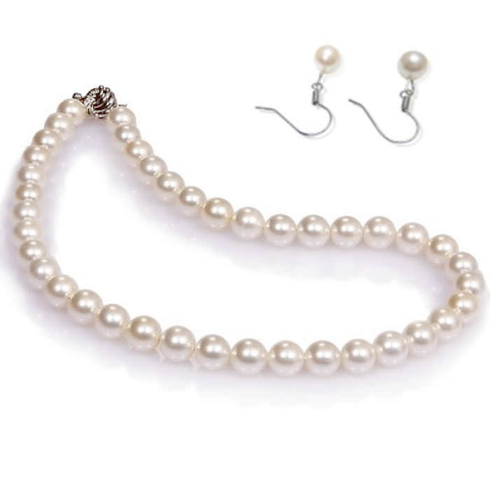 【小樂珠寶】3A全美正圓漂亮南洋深海貝珍珠套組_心機款