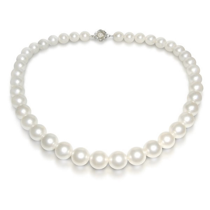 【小樂珠寶】3A南洋深海貝珍珠項鍊-華麗款