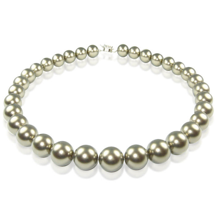 【小樂珠寶】3A南洋深海貝珍珠項鍊-搶眼款