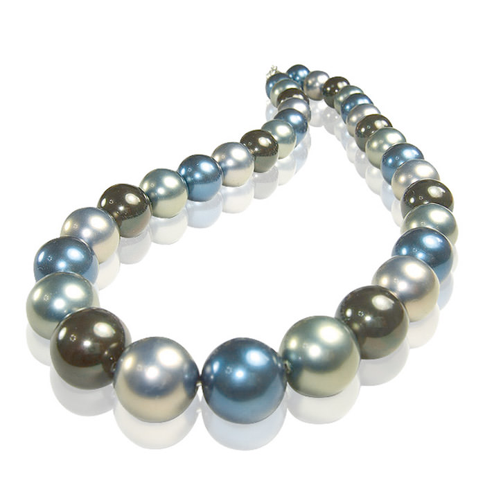 【小樂珠寶】3A南洋深海貝珍珠項鍊-皇后款