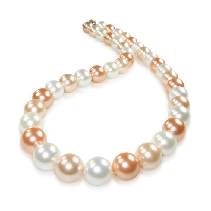 【小樂珠寶】3A全美漂亮南洋深海貝珍珠項鍊_甜美款