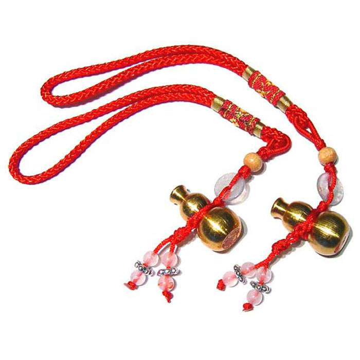  如意【銅葫蘆吊飾】一對