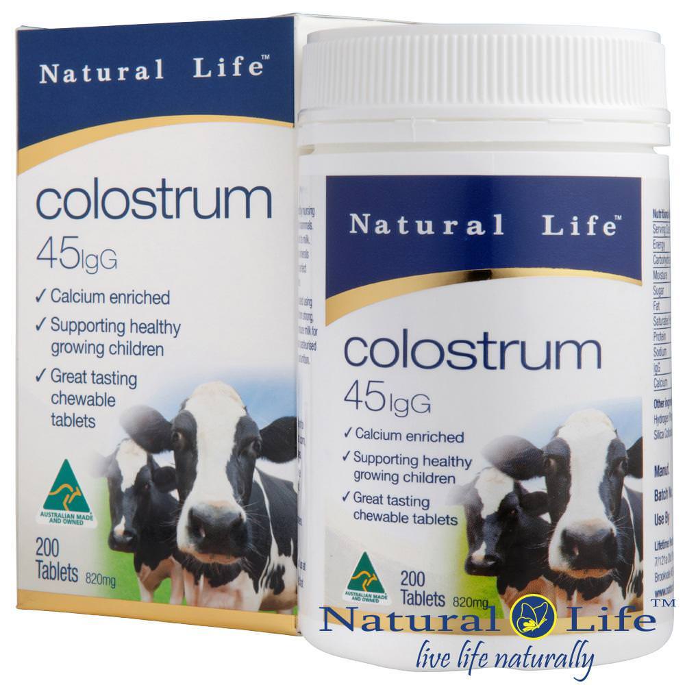 澳洲Natural Life牛初乳優鈣嚼錠