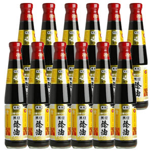 黑龍黑豆春蘭蔭油清 12入組