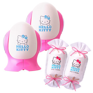Hello Kitty陶瓷除濕蛋(E-200KT)*2+永久除溼袋(小)(C-180KT)*2