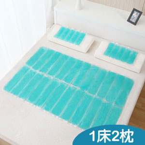 COOL COLD綠漾冷凝墊-1床2枕