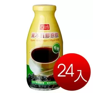 【有機園】康健生機有機黑木耳膠原飲(290ml/瓶*24入)