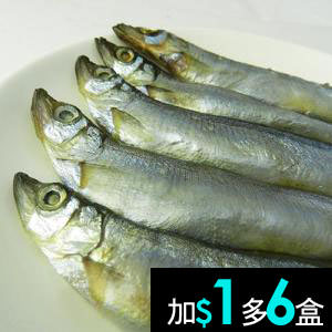 【好神】香卵柳葉魚6盒組(200g/盒)
