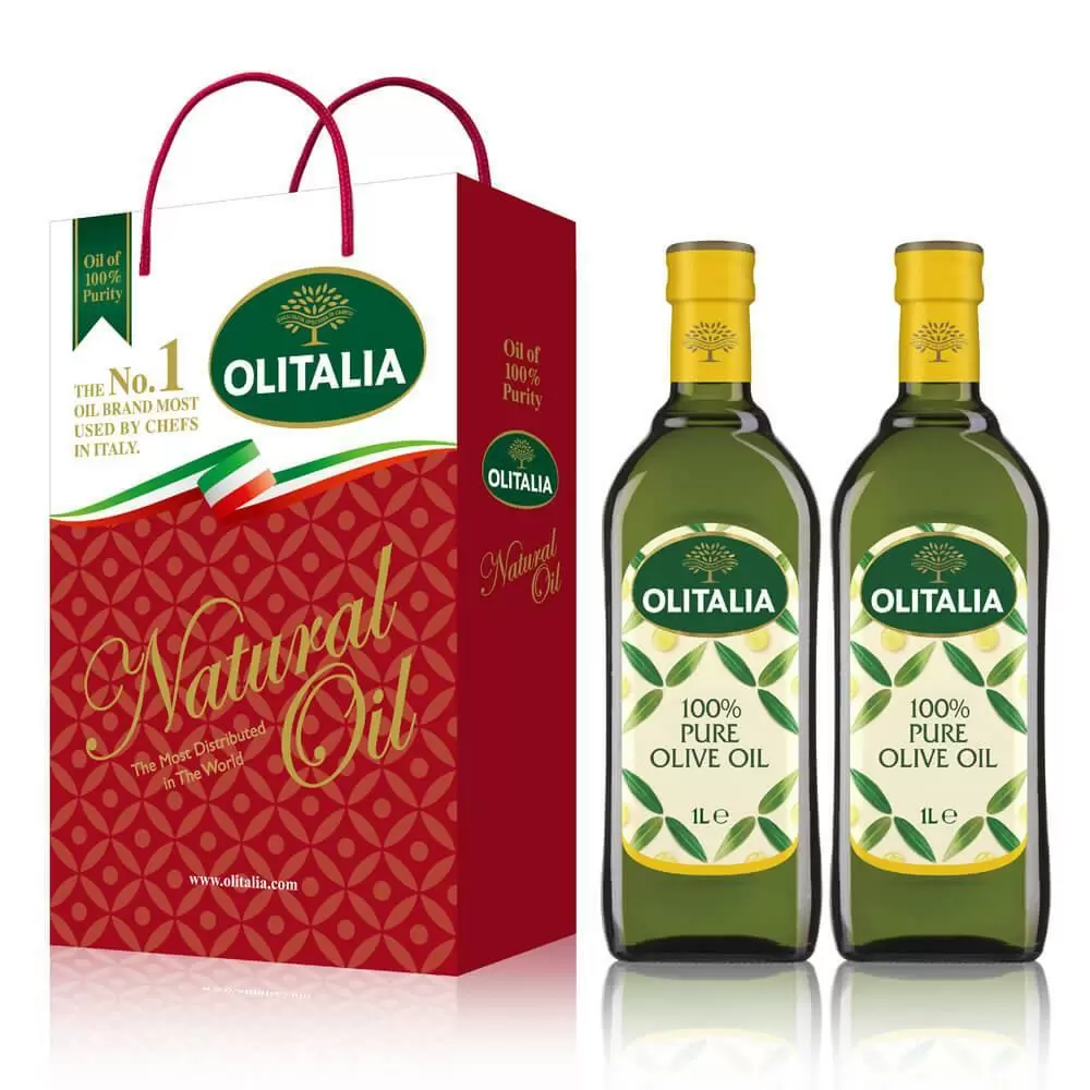 Olitalia奧利塔純橄欖油禮盒組1000mlx2瓶
