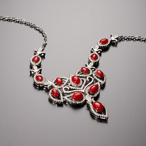 春天珠寶名門頂級阿卡紅珊瑚套組