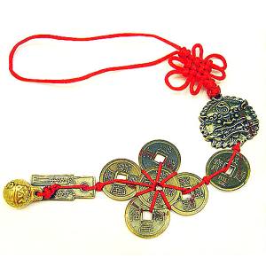 太極八卦陣獅咬劍六帝錢催財銅鈴】 - ViVa美好購物網
