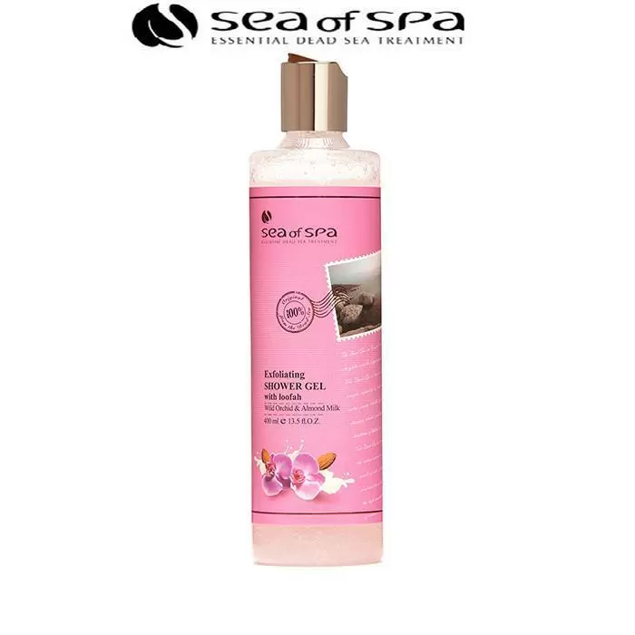 【Sea of Spa】死海野蘭花杏仁牛奶去角質沐浴露(400ml)