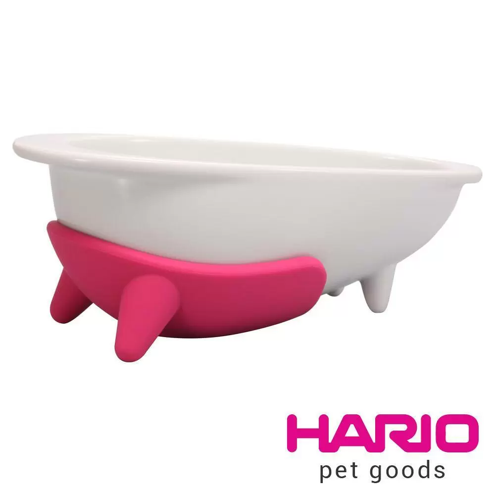HARIO 長嘴犬粉紅專用磁碗
