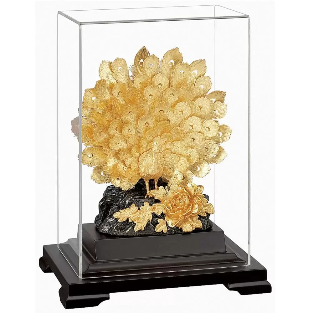 招財純金箔禮品【孔雀開屏 富貴吉祥】