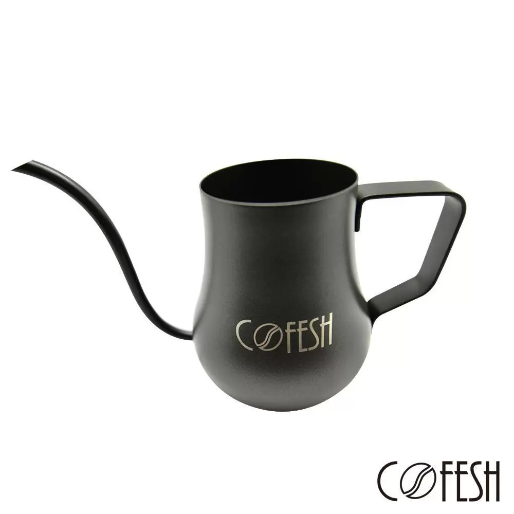 COFESH典雅黑手沖壺600ml 