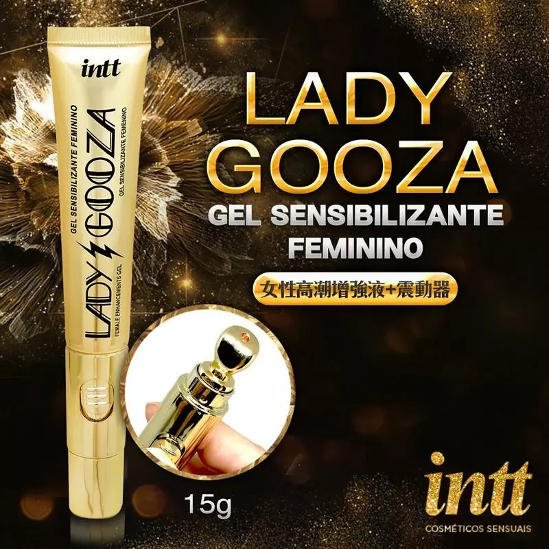 巴西Intt LADY GOOZA 古薩夫人 女性高潮增強液+震動器 15g