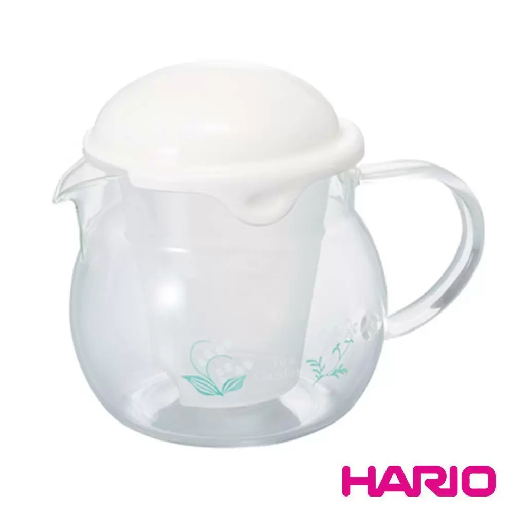 HARIO KIRARA蛋型白色茶壺