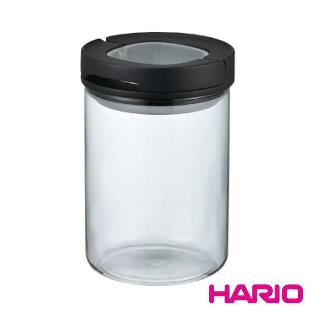 HARIO 密封保鮮罐M黑色 MCNJ-200-B