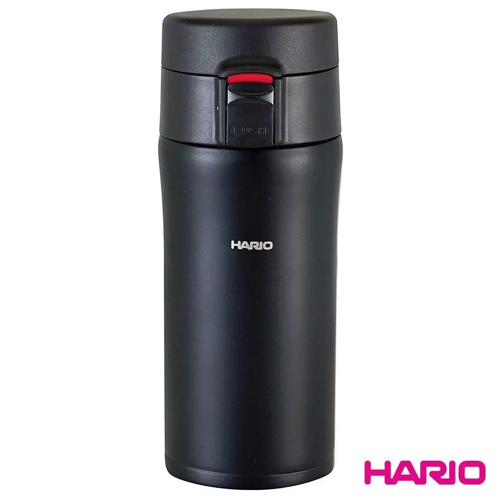 HARIO 霧黑彈蓋式保溫瓶