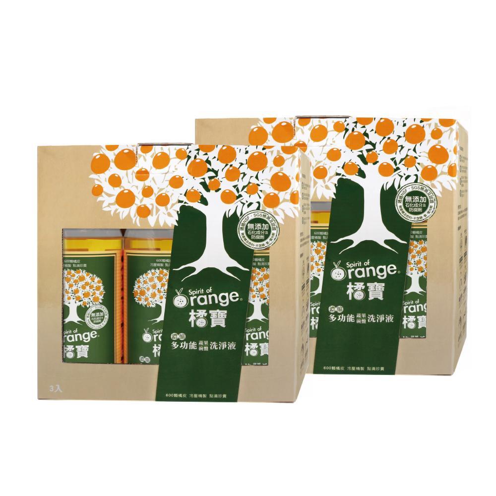橘寶濃縮多功能洗淨液(6入組）
