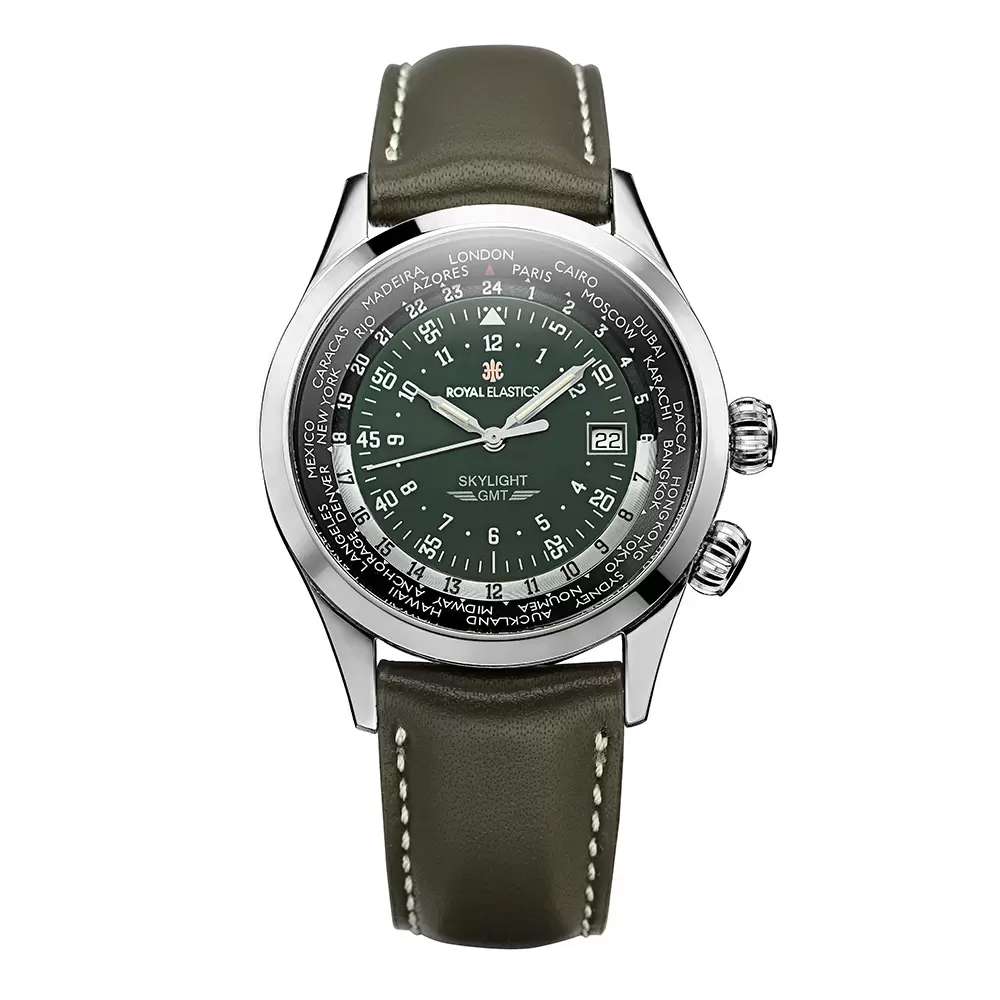ROYAL ELASTICS環球世界GMT機械錶