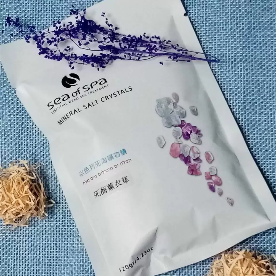 【SEA OF SPA】以色列死海綜合礦物鹽-3入組(原味.薰以草.玫瑰)x2組
