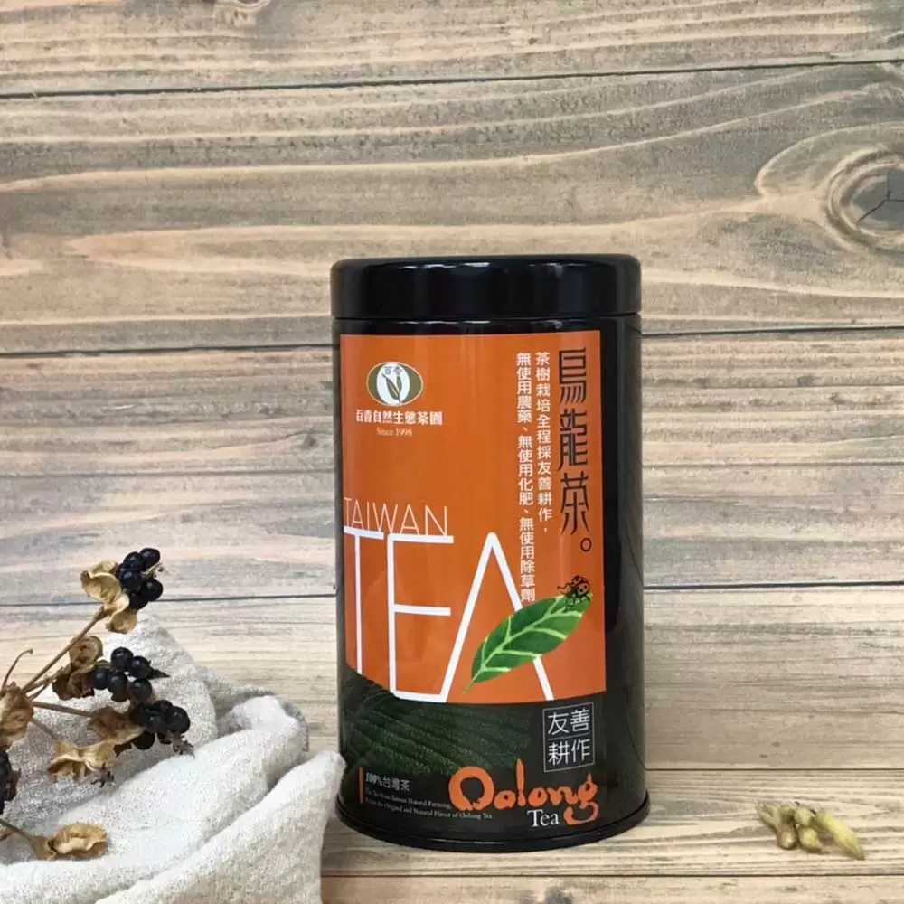 【百香自然農業】友善耕作烏龍茶150g*3罐