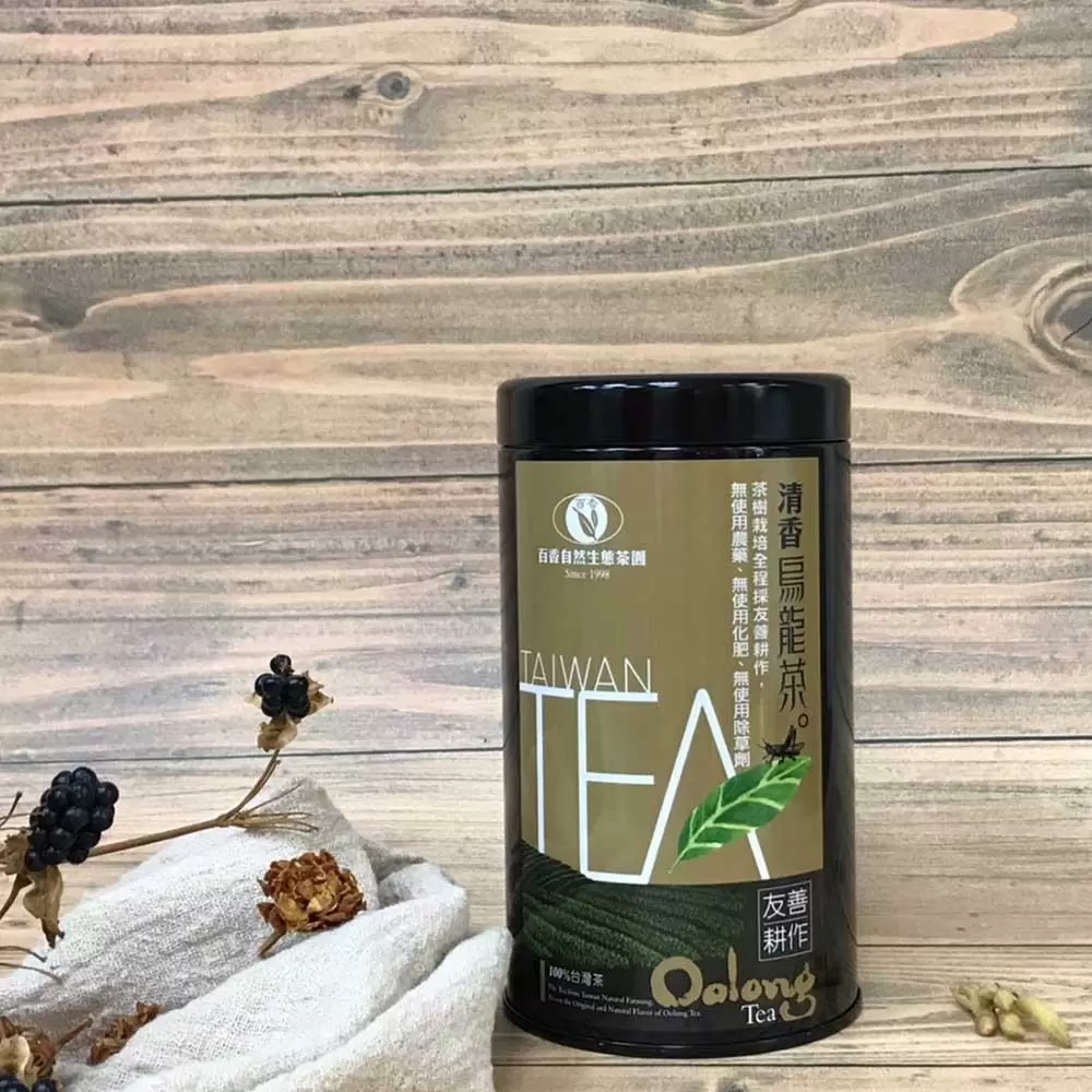 【百香自然農業】友善耕作清香烏龍茶150g*3罐