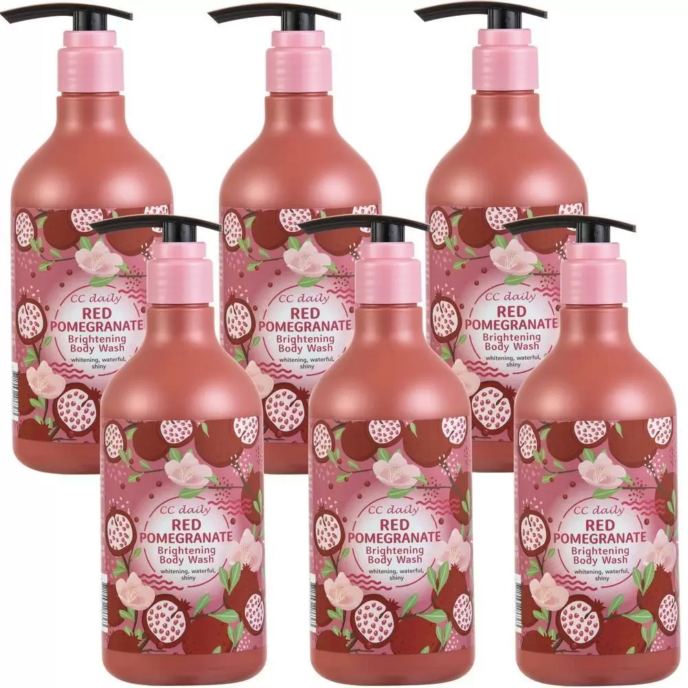《台塑生醫》CC daily紅石榴亮白沐浴乳580g*6入 
