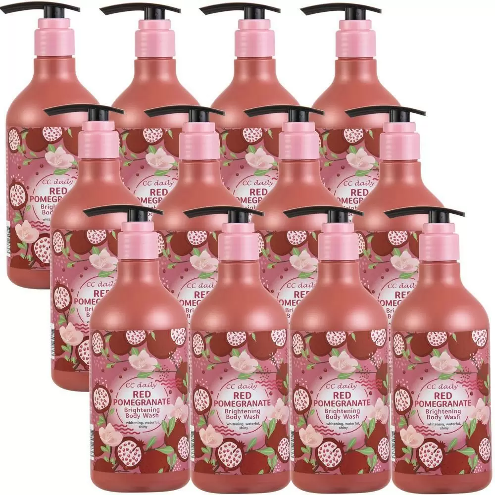 《台塑生醫》CC daily紅石榴亮白沐浴乳580g*12入 