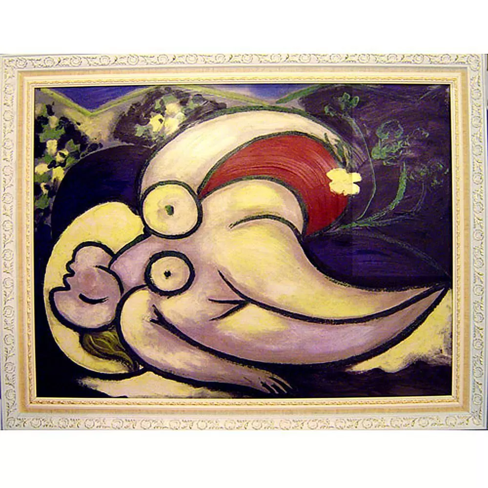 Pablo PICASSO布羅 畢卡索【躺著的女人】大幅複製畫