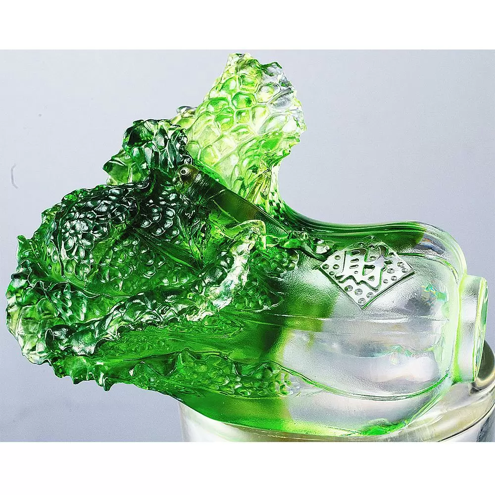 琉璃 百財 翠玉白菜&螽斯