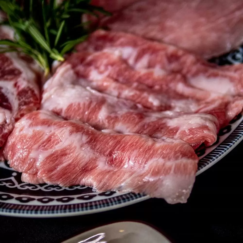 【HOWGOOD好挑】西班牙伊比利豬腹松阪燒肉/火鍋肉片(150G/盒)X5盒