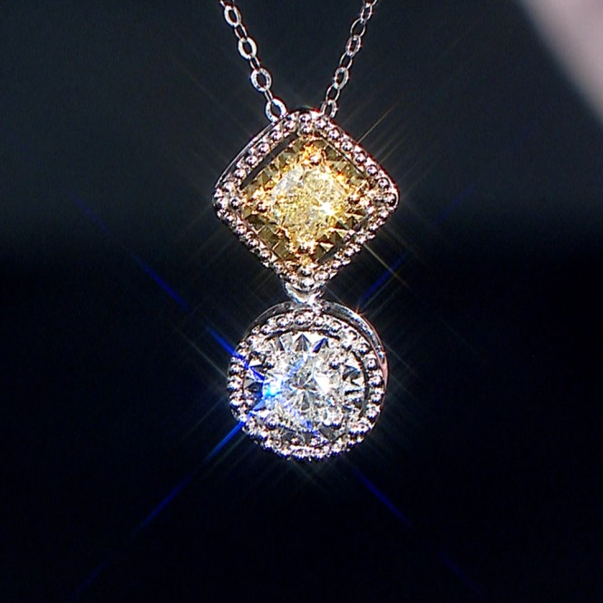 Shining Star 富麗18K鑽石項鍊- ViVa美好購物網