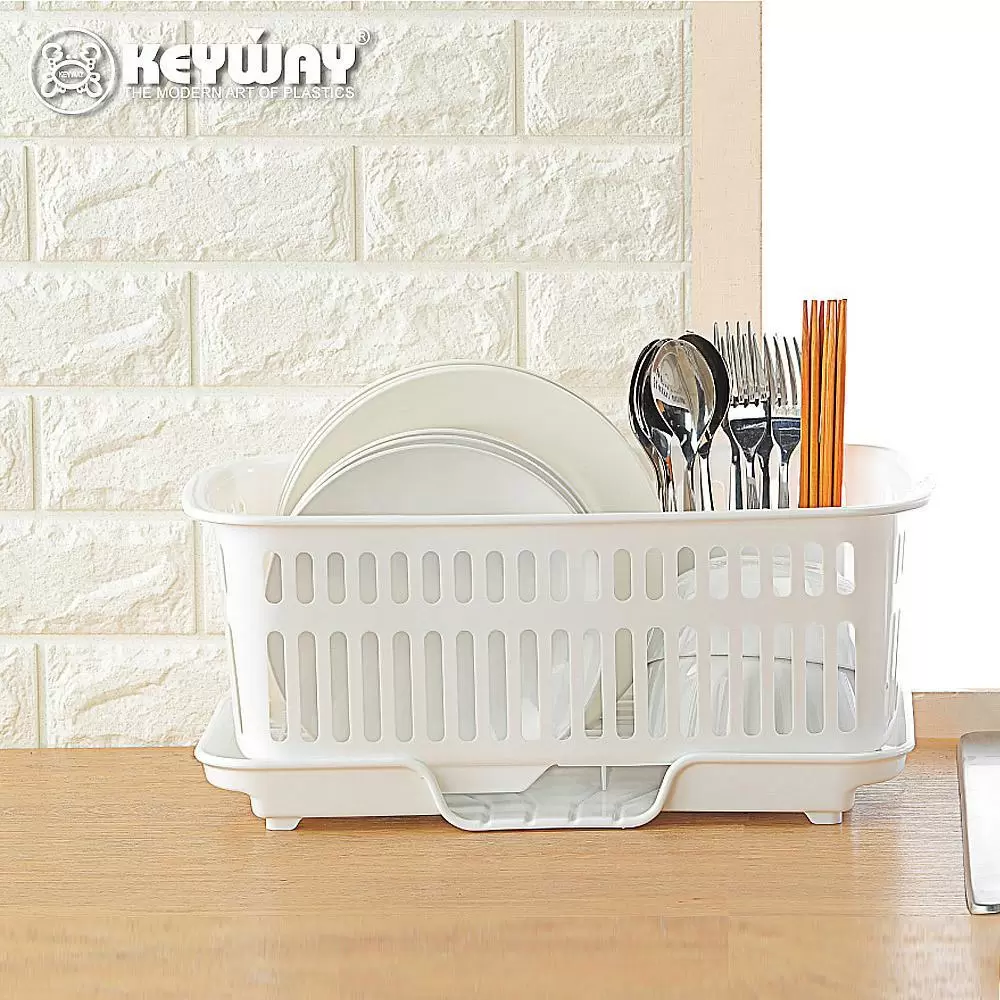 《真心良品》KEYWAY日式瀝水碗籃-1入