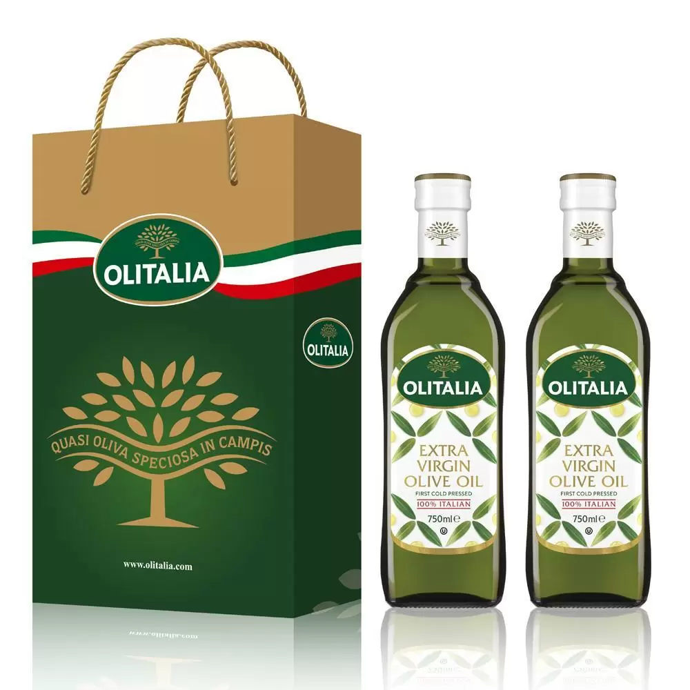 Olitalia奧利塔特級初榨橄欖油禮盒組750mlx2瓶