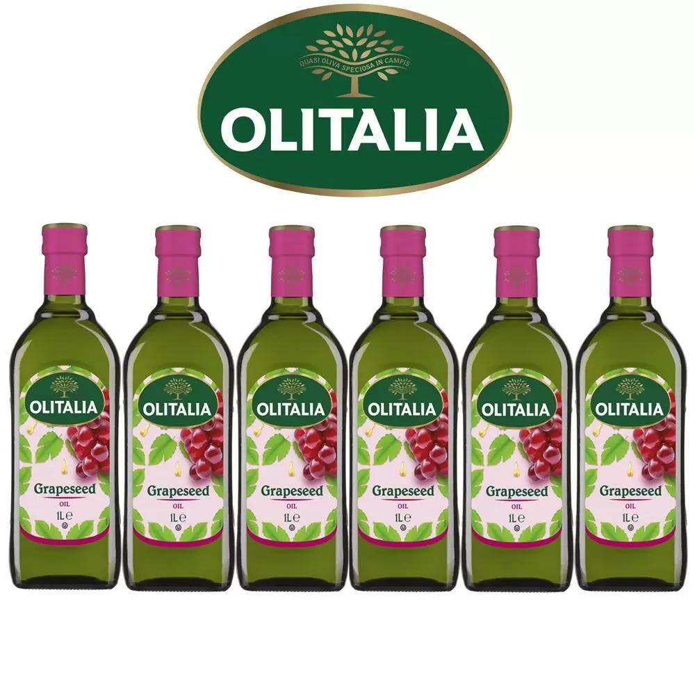 Olitalia奧利塔葡萄籽油油禮盒組1000mlx6瓶