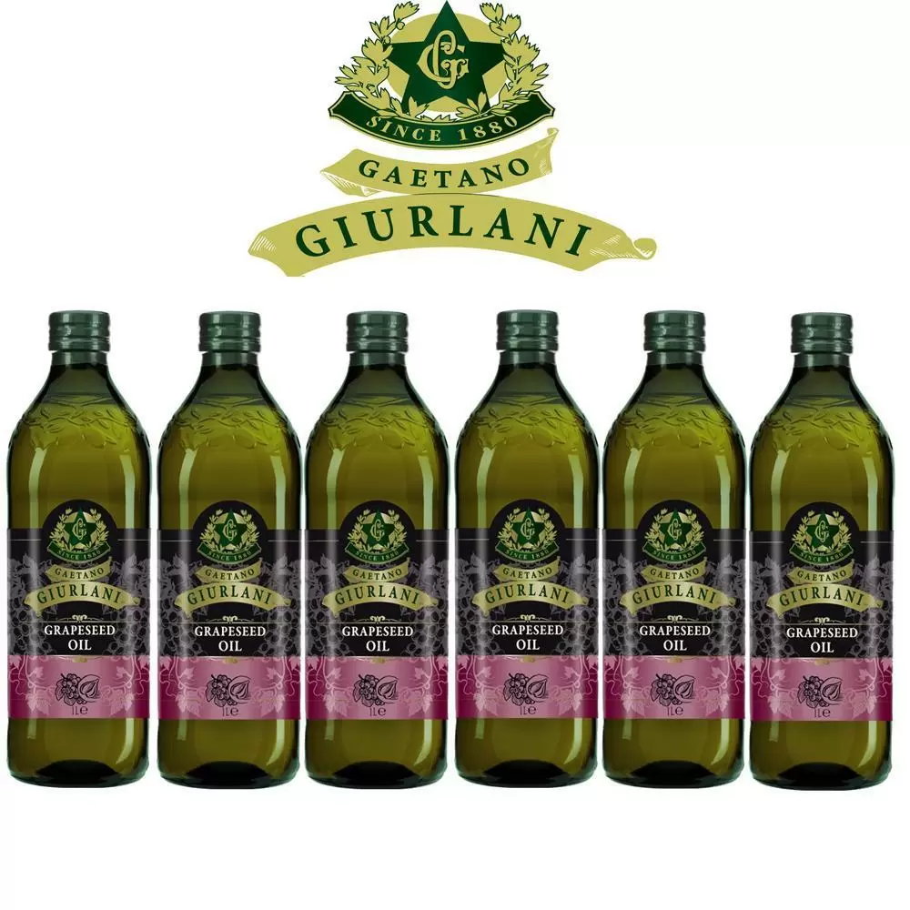 Giurlani喬凡尼葡萄籽油禮盒組1000mlx6瓶