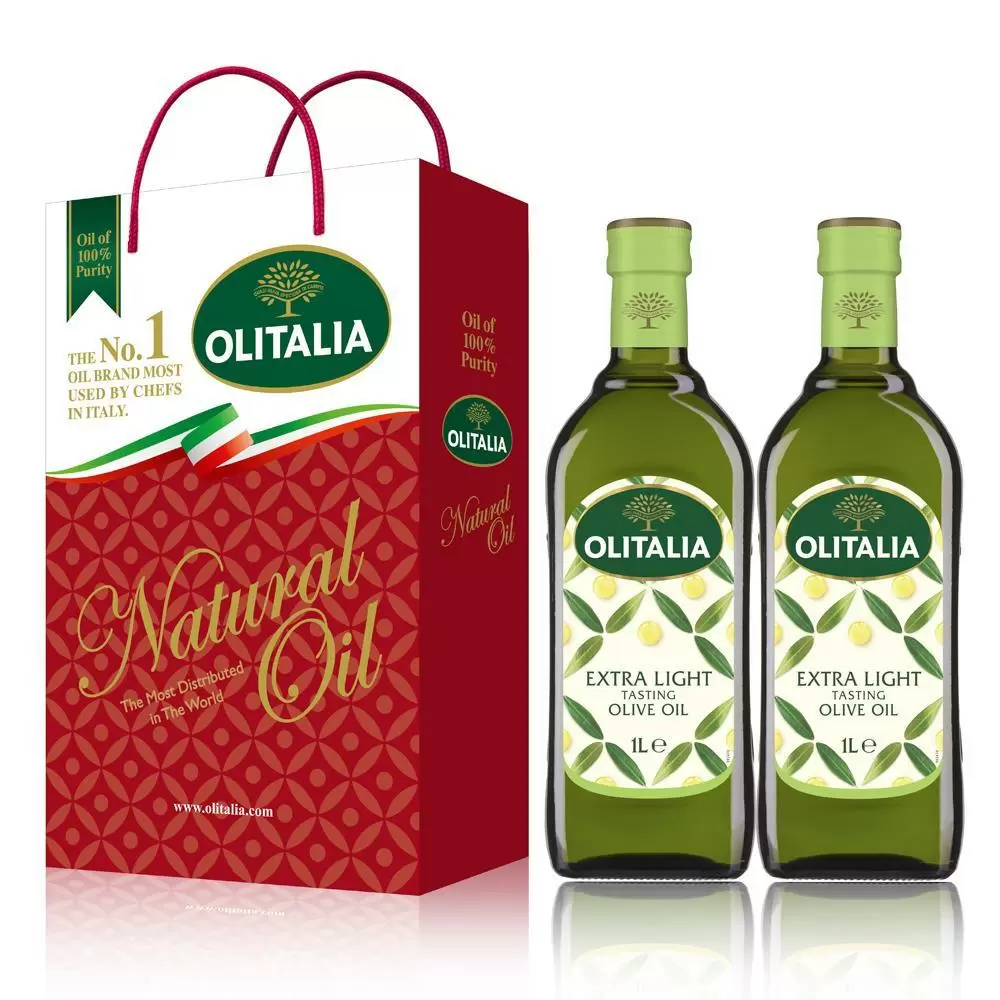 Olitalia 奧利塔精緻橄欖油禮盒組(1000mlx2 瓶)