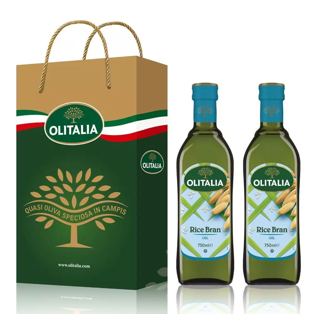 Olitalia奧利塔玄米油禮盒組750mlx2瓶