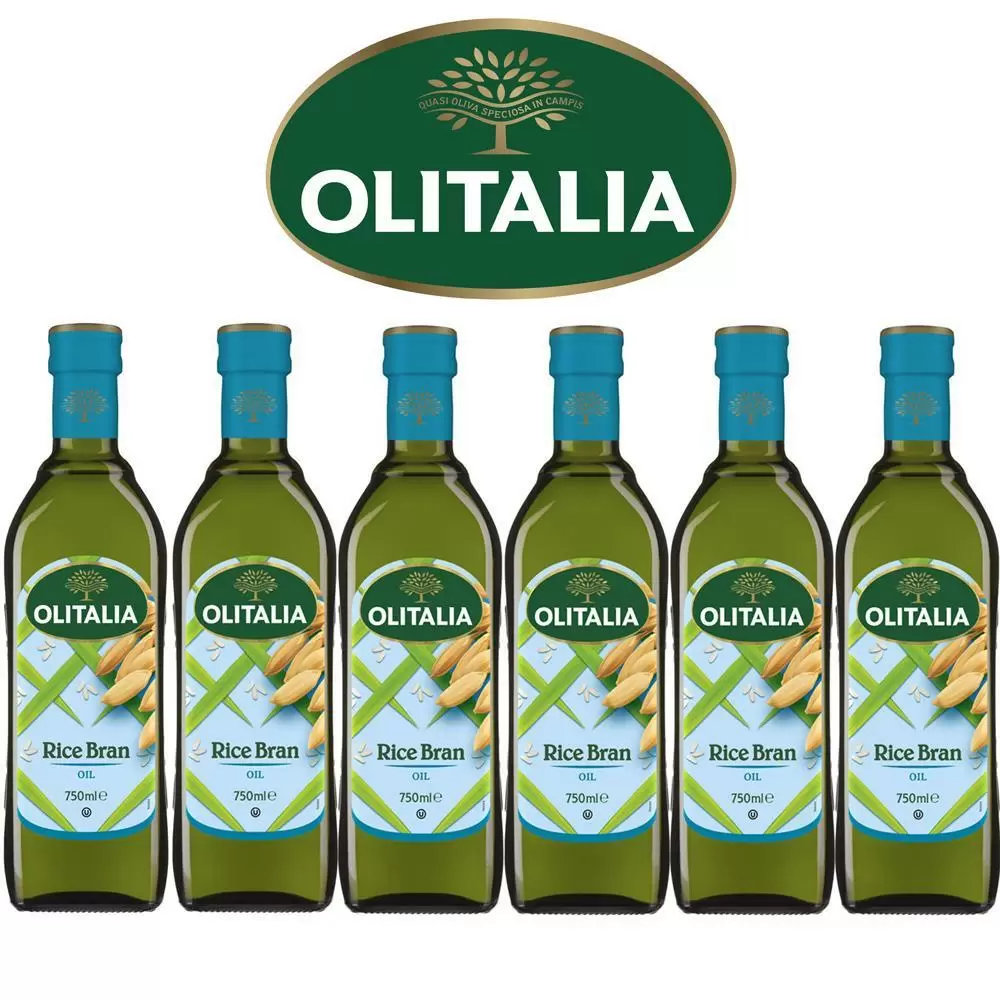 Olitalia奧利塔玄米油禮盒組750mlx6瓶