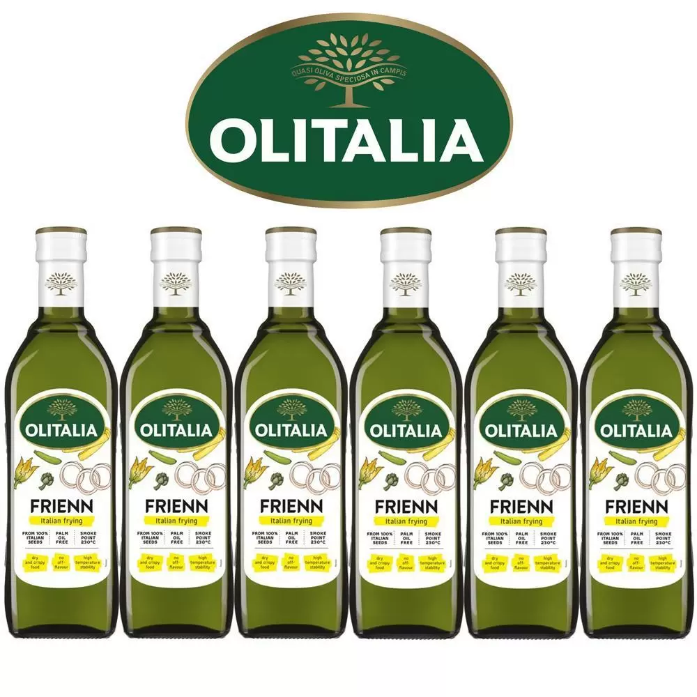 Olitalia奧利塔高溫專用葵花油禮盒組750mlx6瓶