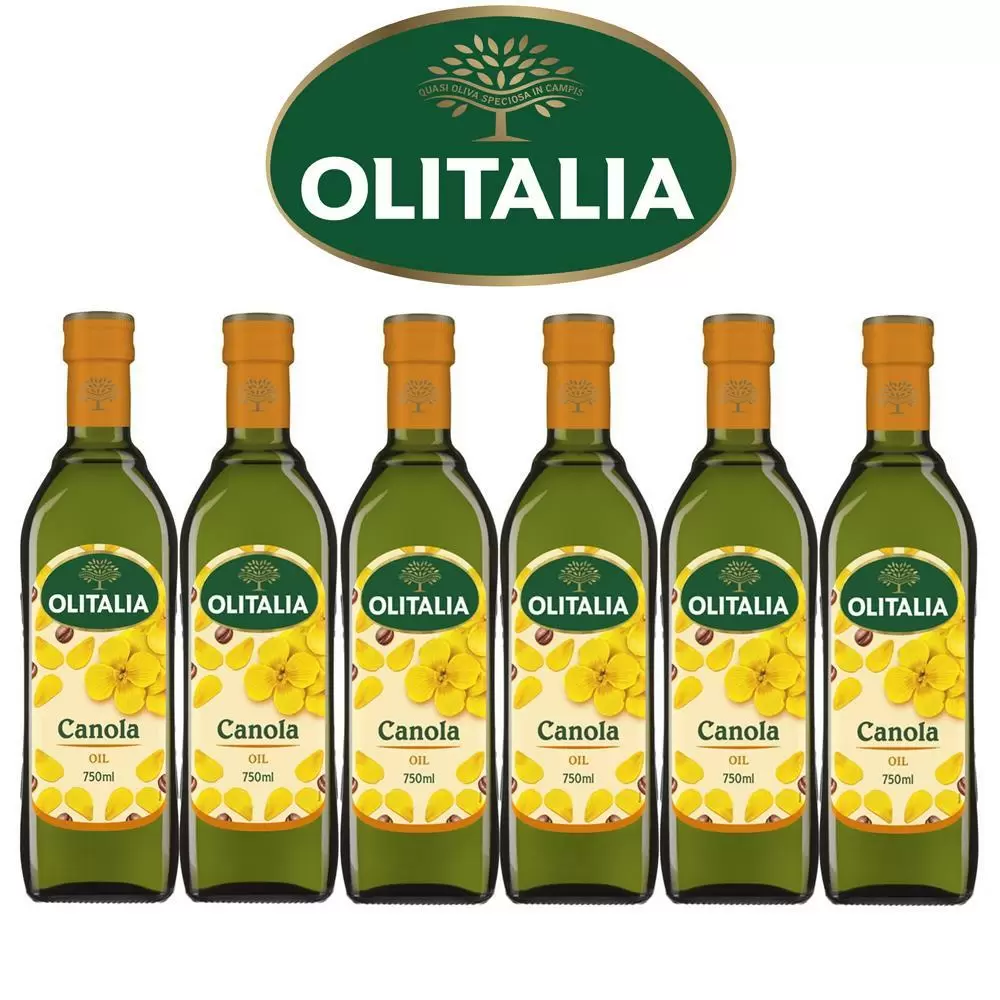 Olitalia奧利塔頂級芥花油禮盒組750mlx6瓶