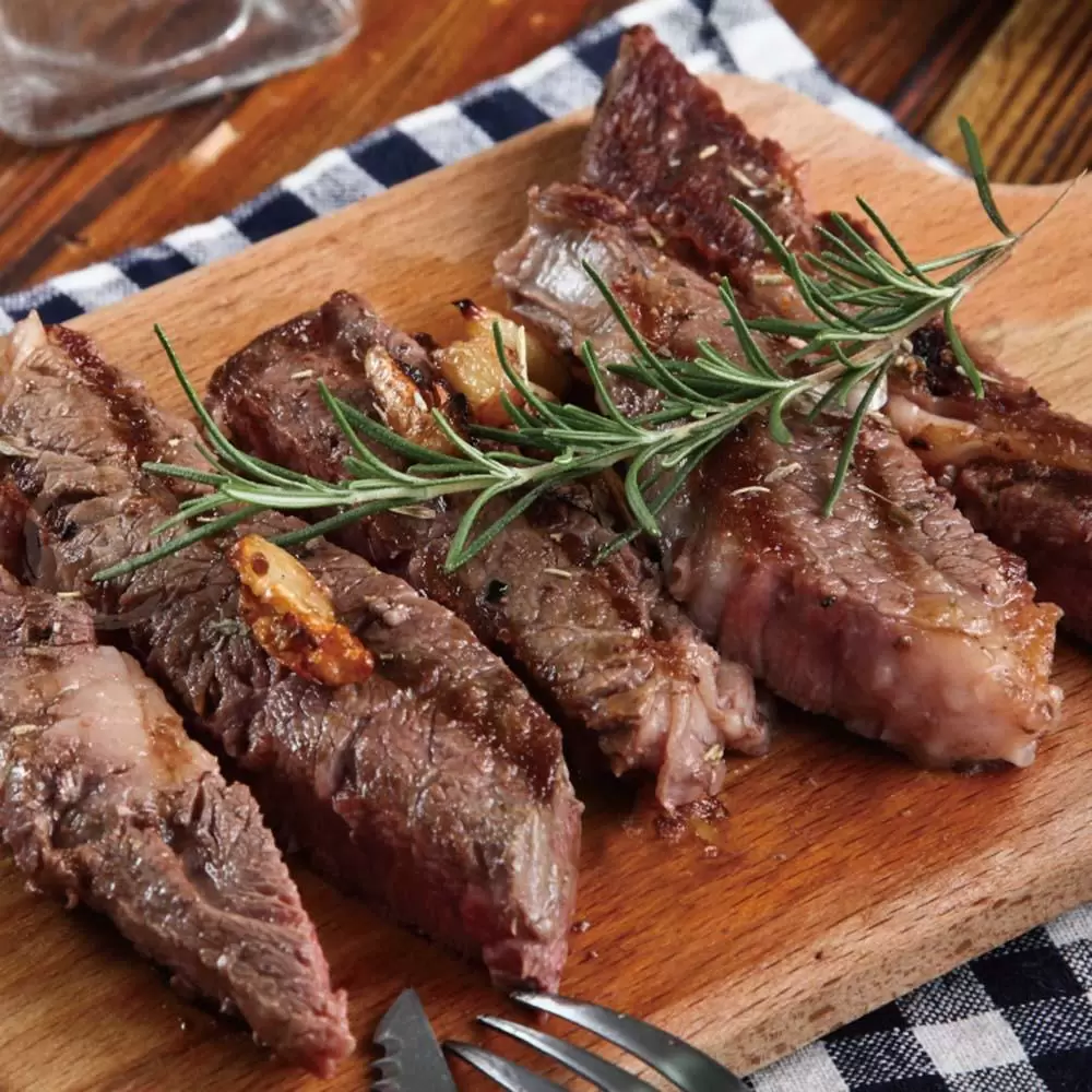 【勝崎生鮮】澳洲榖飼黑牛雪花牛排20包組(120公克/2片)