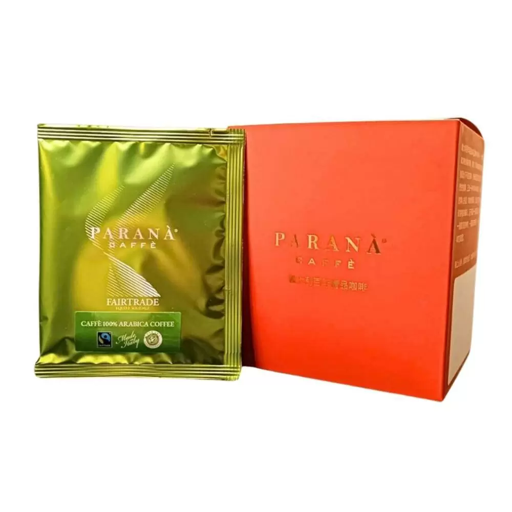 【PARANA  義大利金牌咖啡】認證公平交易咖啡濾掛包 10包/盒