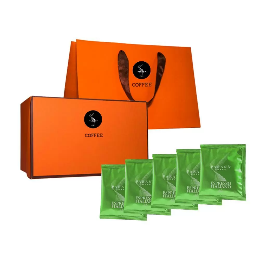 【PARANA  義大利金牌咖啡】認證公平交易咖啡濾掛包  禮盒組;30包/盒 +提袋
