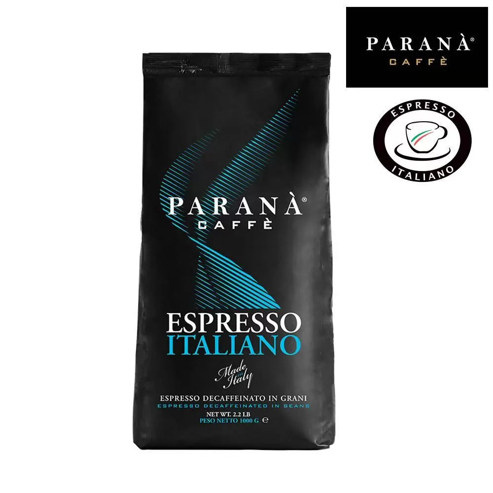 【PARANA  義大利金牌咖啡】低因濃縮咖啡豆1公斤